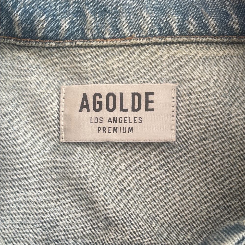 Agolde Light Blue Jean Jacket - Picture 2 of 6